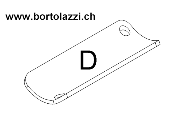 Handlauf - Auflageschalen RF 80 D