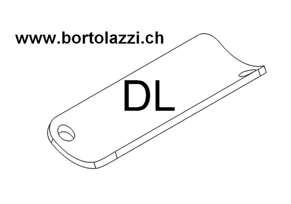 Handlauf - Auflageschalen Typ FE 80 D LINKS