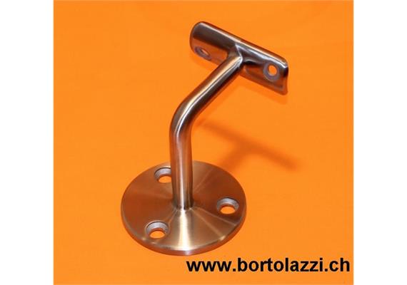 Handlaufhalter mit 1 1/4" Auflageschale starr