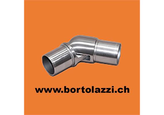 Rohrecke mit Gelenk für Rohr 33.7 x 2mm