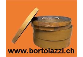 Rollenware EPDM 2 x 80 x 20000mm eins. selbstklebed mit Doppelkleber zur Montagehilfe